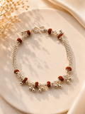 RUDRAKSHA BRACELET WITH GHOONGHRI