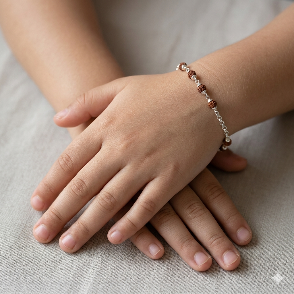 Premium Silver Nazariya for Newborns & Babies