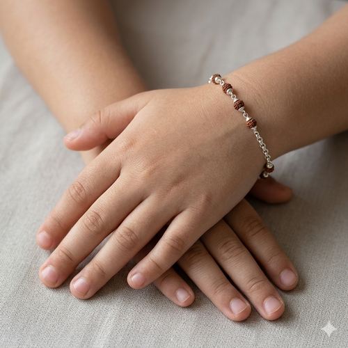 Premium Silver Nazariya for Newborns & Babies