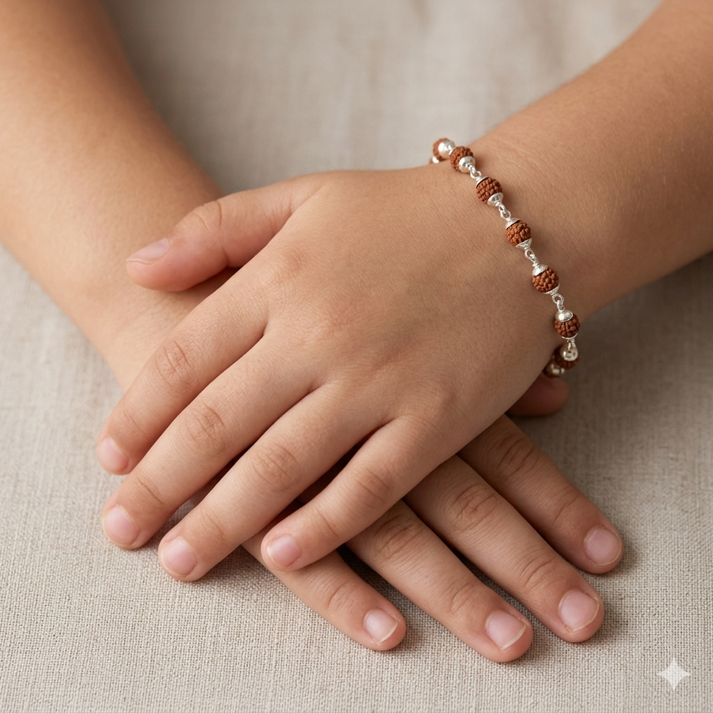 Premium Silver Nazariya for Newborns & Babies