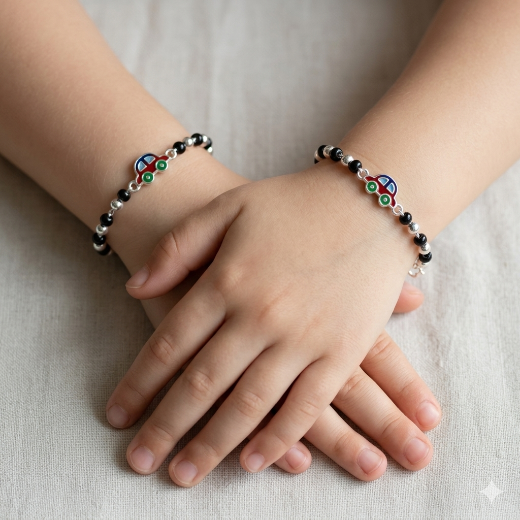 Premium Silver Nazariya for Newborns & Babies