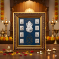 Asht vinayak Silver frame (best silver gift article)