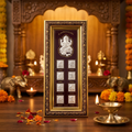 ganpati & lakhshmi Silver frame (best silver gift article)
