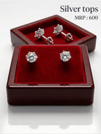 SILVER EAR TOPS FOR WOMEN