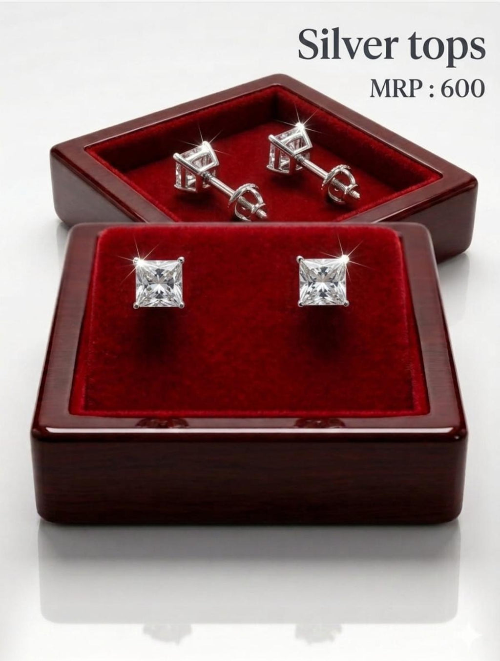 SILVER EAR TOPS FOR WOMEN