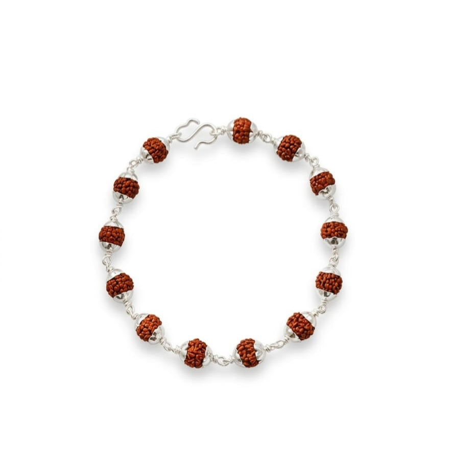 SILVER RUDRAKSH BRACELET