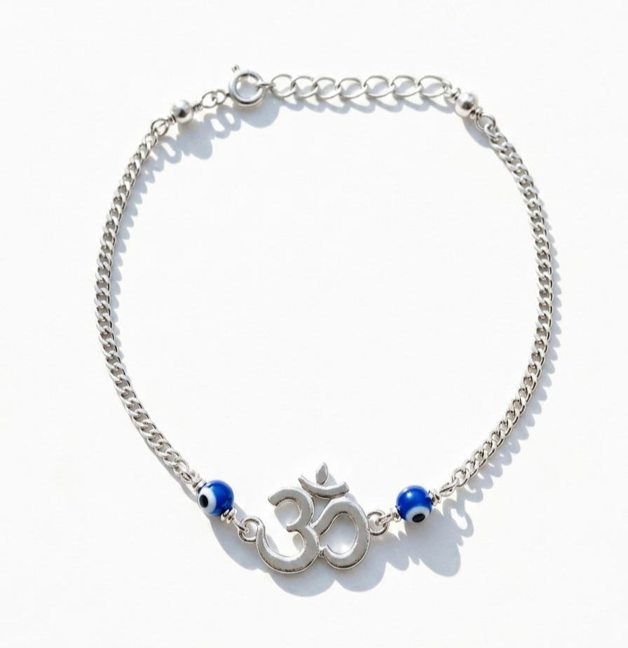 Silver Rudraksh bracelet