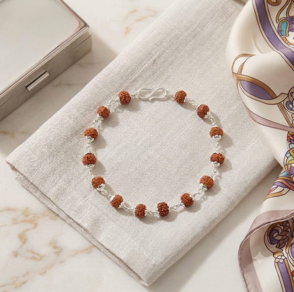 SILVER RUDRAKSH BRACELET