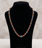 Silver rudraksha Mala