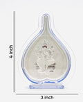 GANESHJI SILVER FRAME [MADE FROM SILVER]