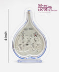 Lakshmi Ganesha Silver Frame