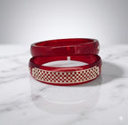STERLING SILVER FANCY BANGALES