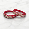 STERLING SILVER FANCY BANGALES
