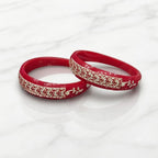 STERLING SILVER FANCY BANGALES