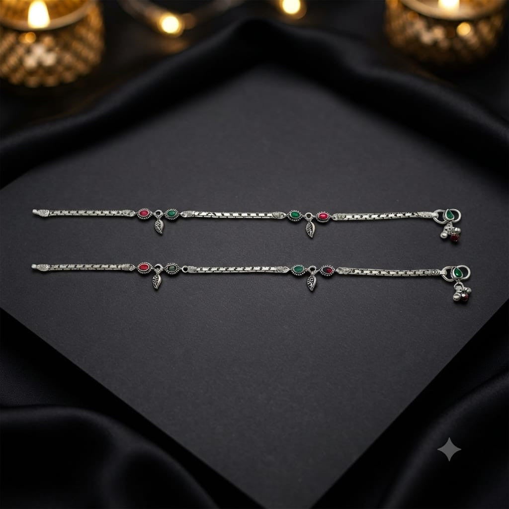 SILVER ANTIQUE CHHADA  / SILVER ANTIQUE PAYAL