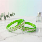 STERLING SILVER FANCY BANGALES