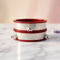 STERLING SILVER FANCY BANGALES