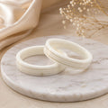 STERLING SILVER FANCY BANGALES